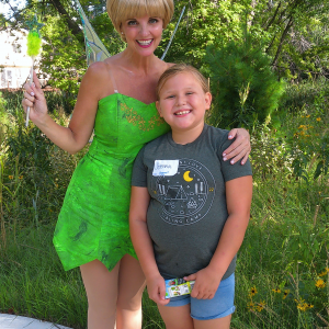 Selenna with Tinkerbell during our first Sibling Camp in 2022.
